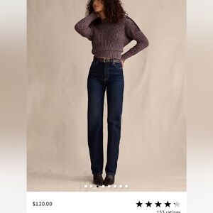 Banana Republic women’s Dark Blue Straight Jeans